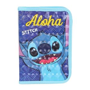 Penar cu 1 fermoar si 2 extensii, Disney Stitch, Aloha, Albastru imagine