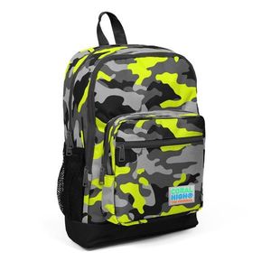 Ghiozdan cu 4 compartimente, Coral High, model camuflaj imagine