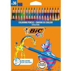 Set creioane colorate Evolution Bic, P36 imagine