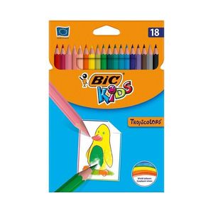 Set creioane colorate Tropicolors Bic, P18 imagine