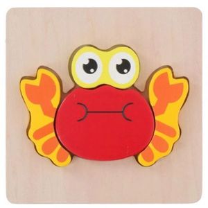 Puzzle din lemn Marionette Crab 5 piese imagine