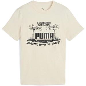 Tricou copii Puma Mid90s Graphic Tee Iii B 68515287, 140, Bej imagine