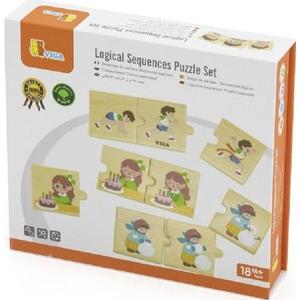 Puzzle din lemn cu secvente logice, Viga imagine