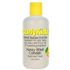 Sampon-Balsam pentru Copii cu Miere pentru Par Cret – Curly Kids, 236 ml imagine