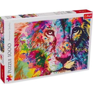 Puzzle 1000: Leul colorat imagine