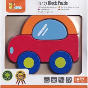 Puzzle din lemn: Masina imagine