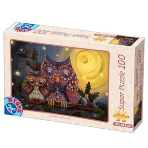 Super puzzle 100: Bufnite imagine