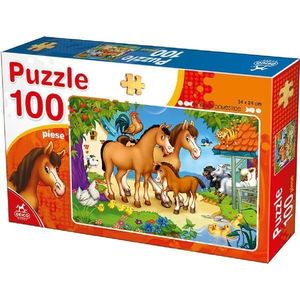 Puzzle 100. Animale domestice imagine