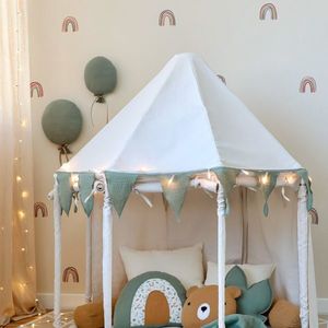 Balon Textil Muselina Handmade, Little Amy, Verde imagine