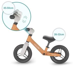 Bicicleta fara pedale Coccolle First Way Cookie Beige 2-6 ani, Roti 10 inch din PU, Ghidon reglabil, Greutate admisa 30 kg, Sa Reglabila imagine