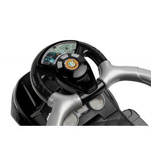 Masinuta Ride On fara pedale 3in1 Toyz Sport Car Black cu maner parental, Bara de protectie detasabila, Volan cu sunete si lumini, Spatiu de depozitare, Sistem antirasturnare, Spatar inalt, Siport picioare, Recomandata de la 12 luni imagine