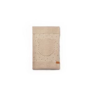 Paturica cu ursulet pentru nou nascut, 100 bumbac organic, TeddyBear, BabyCosy, maro imagine
