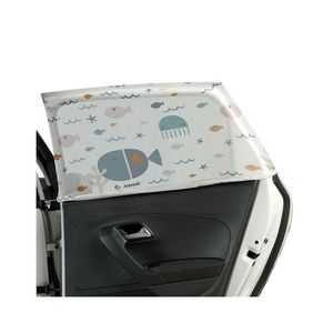 Set 2 parasolare plasa auto cu acoperire 100, Jane, Universale, Usor de instalat, fara ventuze, Lazuli Blue imagine