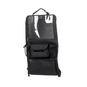 Organizator auto, Jane, Cu suport pentru tableta, Cu multiple buzunare, 2 x 38 x 64 cm, Black imagine