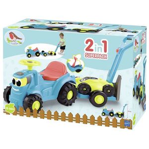 Set tractor ride cu remorca si cositoare Ecoiffier imagine