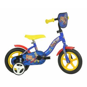 Bicicleta pentru copii Dino Bikes Pompierul Sam, roti 10 inch, inaltime utilizator 78-107 cm, greutate suportata 30 kg imagine