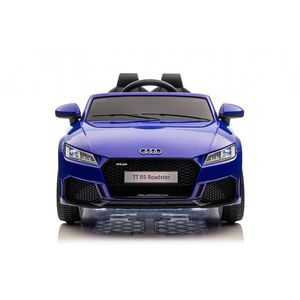 Masinuta electrica pentru copii Audi TTRS Roadster Saphire Blue 12V cu licenta, motoare 2x30w, roti EVA, scaun din piele, usi cu deschidere, faruri si stopuri LED, unitate audio cu muzica, centura de siguranta imagine