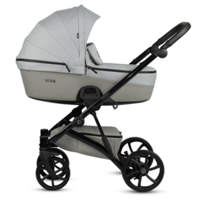 Carucior 2 in 1 Tutis Viva 5+ Crystal 058 din piele ecologica, sezut reversibil, spatar reglabil, roti cu blocare, bara detasabila, accesorii incluse imagine