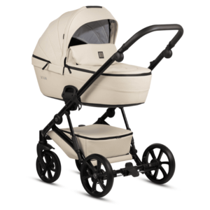 Carucior 2 in 1 Tutis Viva 5+ Vanila 086 din piele ecologica, sezut reversibil, spatar reglabil, roti cu blocare, bara detasabila, accesorii incluse imagine