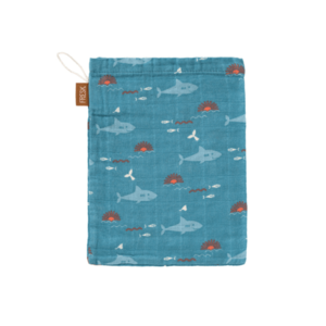 Set 3 manusi de muselina pentru baie model Rechin imagine