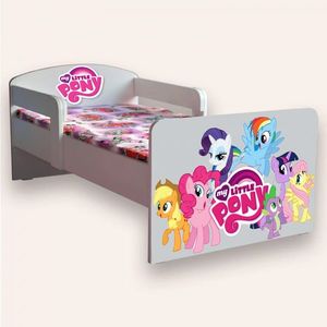 Pat pentru copii My Little Pony cu manere, 2-12 ani, 160x80 cm imagine