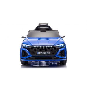 Masinuta electrica pentru copii cu licenta Audi SQ8 E-Tron 12V Blue, echipare Premium, telecomanda 2, 4G, 2 motoarex39w, roti EVA, scaun din piele, suspensii, usi cu deschidere, lumini LED, muzica imagine