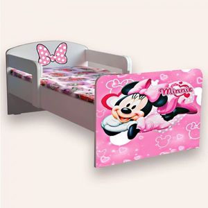 Pat pentru copii Minnie Mouse cu manere, 2-8 ani, 140x70 cm imagine