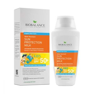 Lapte protectie solara pentru copii SPF 50+ protectie foarte inalta UVA UVB Bio Balance 150 ml imagine
