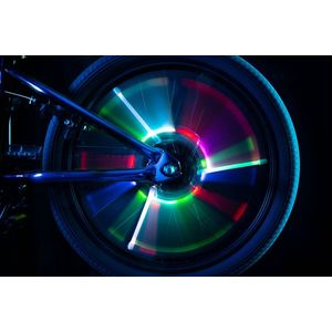 Lumini tubulare led pentru roti bicicleta SpinBrightz multicolor imagine
