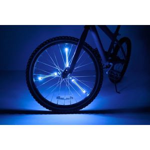 Lumini tubulare led pentru roti bicicleta SpinBrightz albastru imagine
