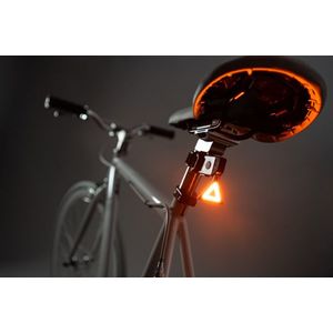 Lumina de siguranta Stop led RBG spate bicicleta cu 5 efecte luminoase Taillight imagine