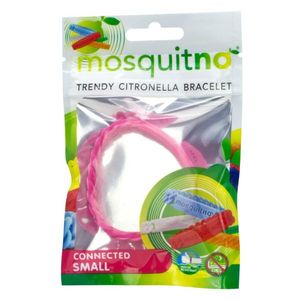 Bratara anti-tantari pentru copii Connected Small cu parfum de citronella MosquitNo 5 gr imagine