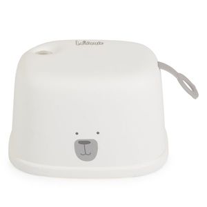 Treapta inaltator pentru copii Cangaro Winnie Alb, utilizare 3in1, maner pentru transport si agatare usoara, design compact, forme rotunjite, greutate admisa 30 kg, include autocolante amuzante imagine