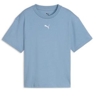 Tricou copii Puma Ess Boxy Tee G Cool Blue 68513134, 164, Albastru imagine