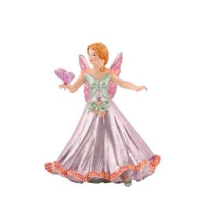 Figurina Papo-Spiridus roz cu fluturas imagine