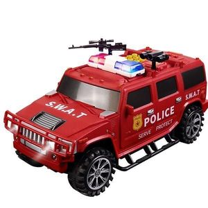 Pusculita in forma de masinuta Smart POLICE Rosie imagine