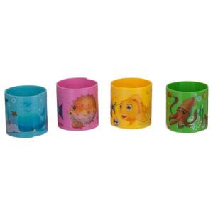 Set joc arc Animale Acvatice, spirala Slinky, 4 bucati, 6 x 6 cm imagine