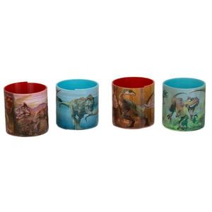 Set joc arc Dinosaur, spirala Slinky, 4 bucati, 6 x 6 cm imagine