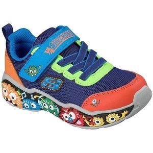 Pantofi sport copii Skechers Play Scene 407312N-NVMT, 21, Albastru imagine