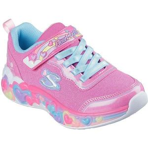 Pantofi sport copii Skechers S Lights-eternal Heart Lights 302697L-HPMT, 27, Roz imagine