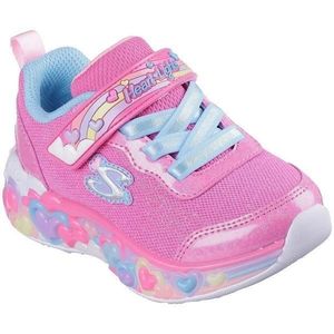 Pantofi sport copii Skechers S Lights-eternal Heart Light 302697N-HPMT, 23, Roz imagine