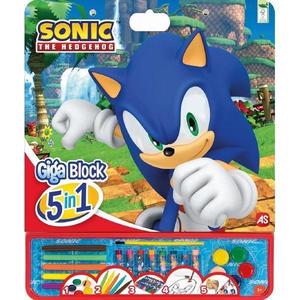 Set pentru desen. Giga block. Sonic The Hedgehog 5 in 1 imagine