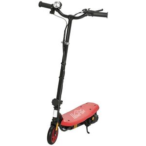 HOMCOM Trotinetă electrică 120 W pliabilă pentru copii 7-14 ani 12 km/h max. autonomie 10 km max. roșu | Aosom Romania imagine
