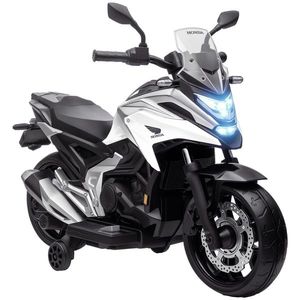 AIYAPLAY Moto electrică pentru copii, motocicletă Honda pentru copii 3-6 ani cu muzică, faruri alb | Aosom Romania imagine
