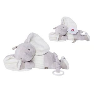 Jucarie de plus - Fiffan - Elefant muzical 25cm | Nicotoy imagine