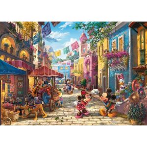 Puzzle 6000 de piese - Thomas Kinkade - Mickey and Minnie in Mexico | Schmidt imagine