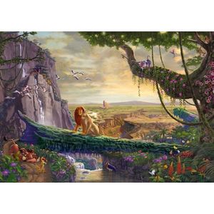 Puzzle 6000 de piese - Thomas Kinkade - Diseny The Lion King Return to Pride Rock | Schmidt imagine