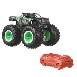 Set 2 Masini - Hot Wheels Monster Truck si Skeleton Crew | Mattel imagine