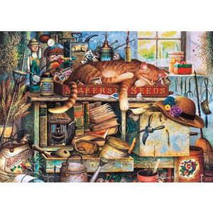 Puzzle 1000 piese - Charles Wysocki - Remington the Horticulturist | Schmidt imagine