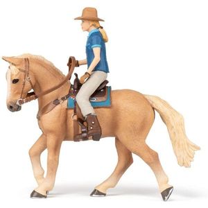 Figurina - Wild West Horse and Cowgirl | Papo imagine
